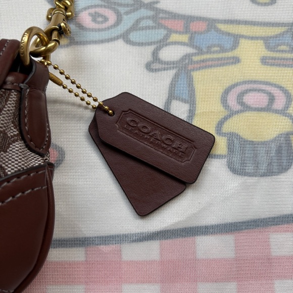 Coach Monogram Pea-Shaped Underarm Bag - Picture 3 of 8